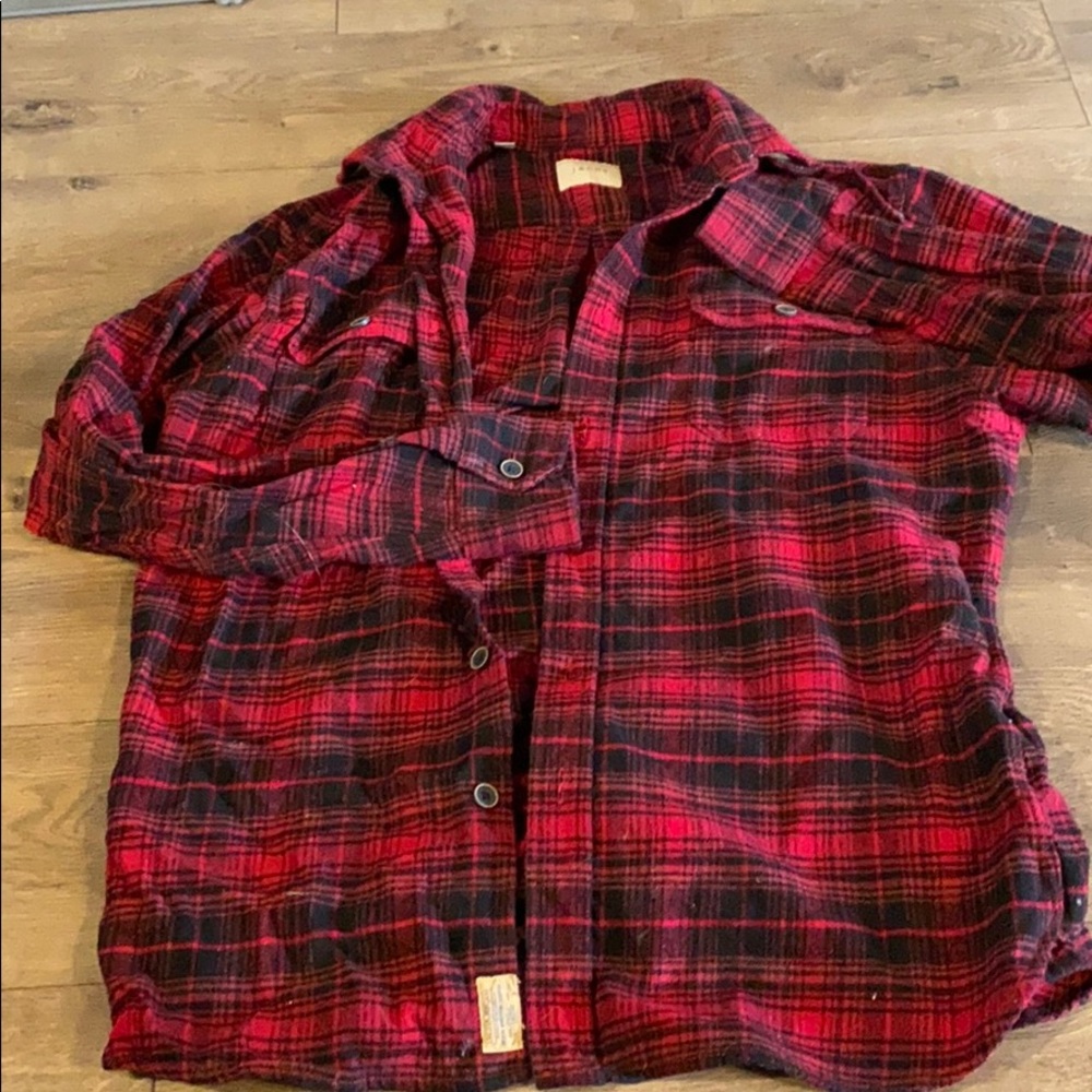Cozy red flannel